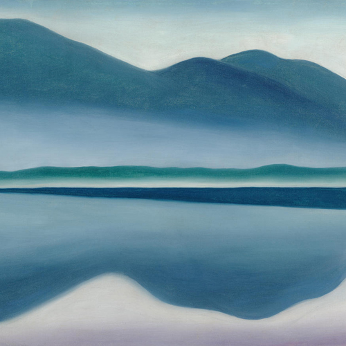 Georgia O'Keeffe, Lake George (formerly Reflection Seascape), 1922