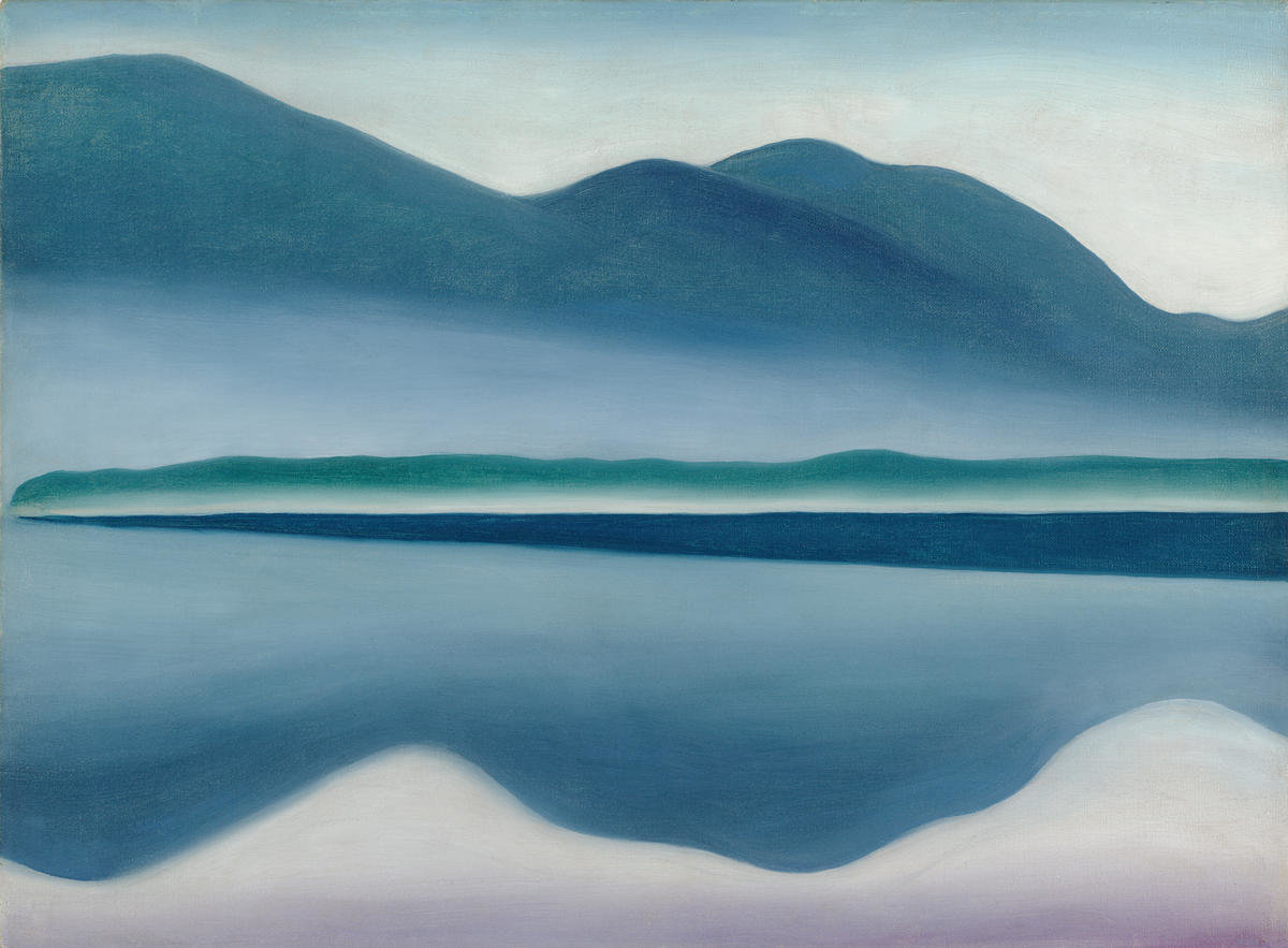 Lake George (formerly Reflection Seascape), 1922 by Georgia O'Keeffe -  Paper Print - SFMOMA Custom Prints - Custom Prints and Framing From the San  Francisco Museum of Modern Art