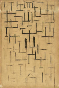 Piet Mondrian - Church Façade 5, 1914