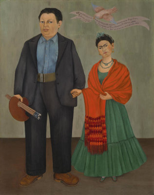 Frida Kahlo - Frieda and Diego Rivera, 1931