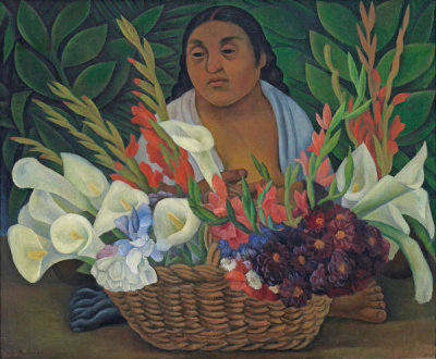 Diego Rivera - Flower Seller, 1926