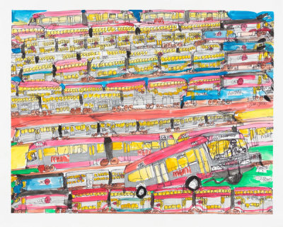 Andrew Li - Untitled (Amtrak Bart Muni CalTrain), 2017