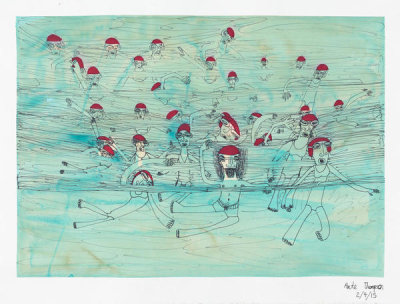 Kate Thompson - Untitled (Swimmers), 2015