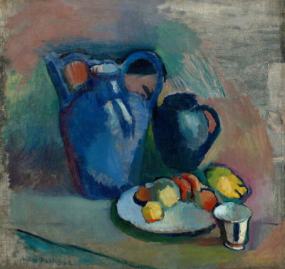 Henri Matisse - Nature morte à la cruche bleue (Still Life with Blue Jug), 1907